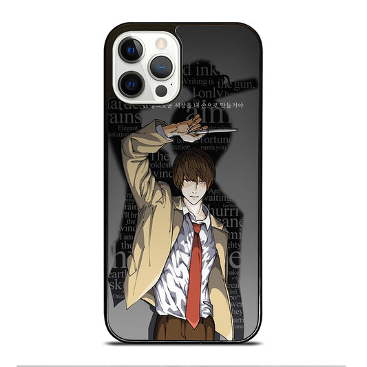 LIGHT YAGAMI DEATH NOTE ANIME 2 iPhone 12 Pro Case Cover