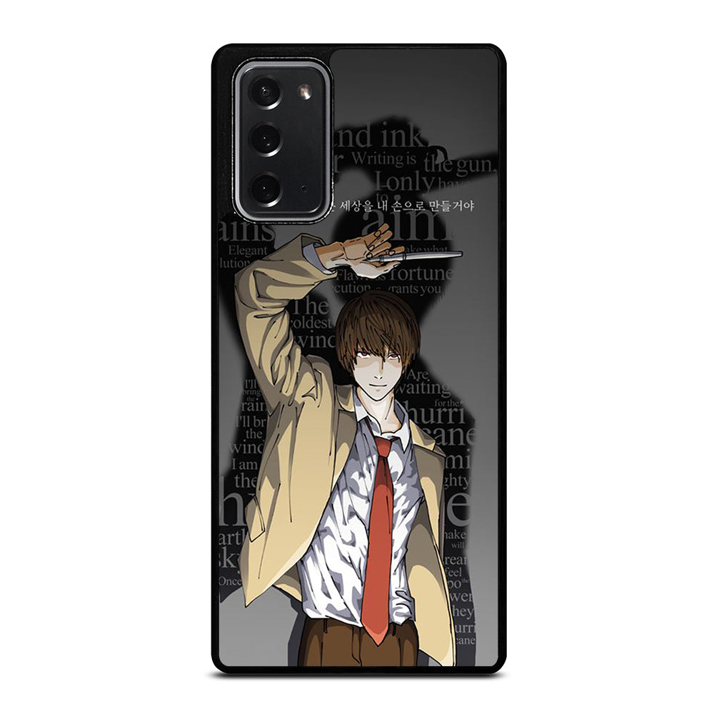 LIGHT YAGAMI DEATH NOTE ANIME 2 Samsung Galaxy Note 20 Case Cover
