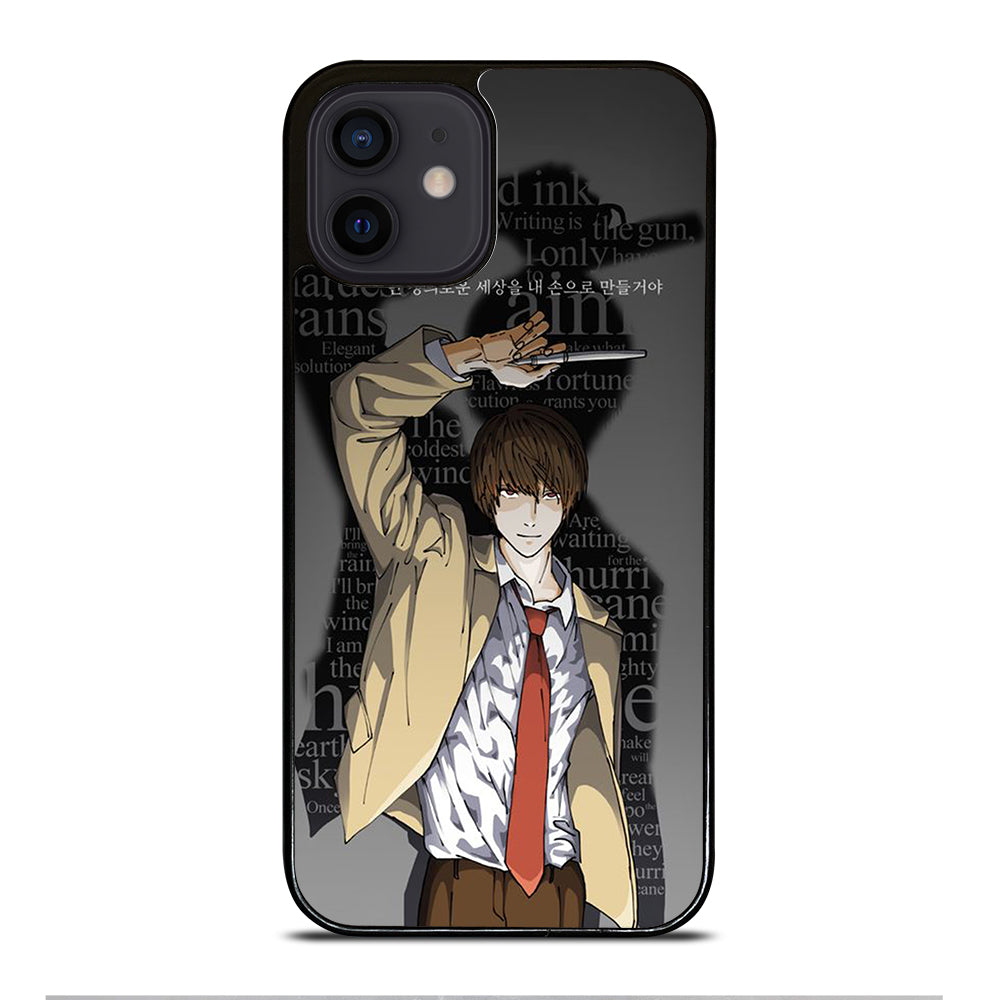 LIGHT YAGAMI DEATH NOTE ANIME 2 iPhone 12 Mini Case Cover
