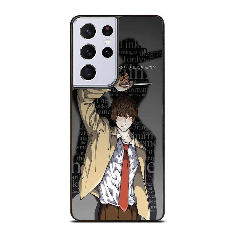 LIGHT YAGAMI DEATH NOTE ANIME 2 Samsung Galaxy S21 Ultra Case Cover