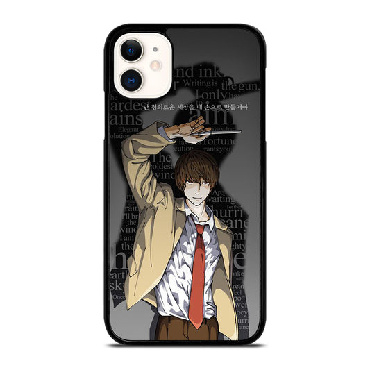 LIGHT YAGAMI DEATH NOTE ANIME 2 iPhone 11 Case Cover