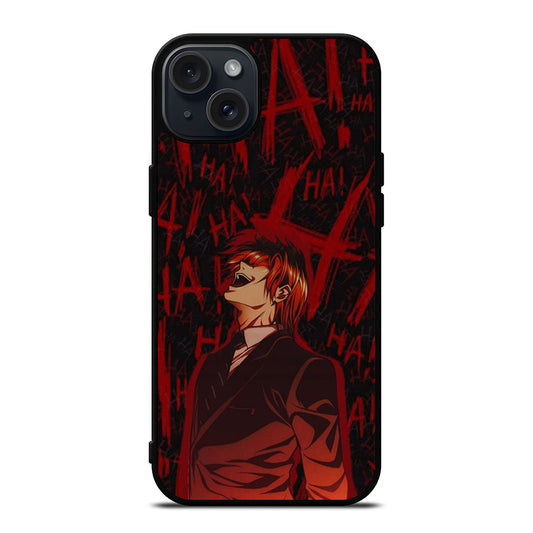 LIGHT YAGAMI DEATH NOTE ANIME 3 iPhone 15 Plus Case Cover