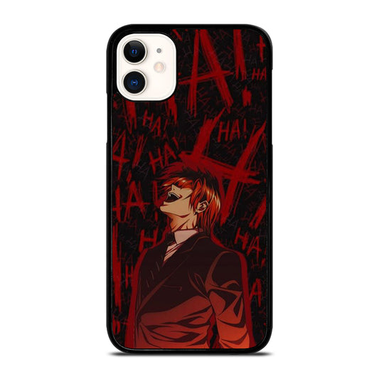 LIGHT YAGAMI DEATH NOTE ANIME 3 iPhone 11 Case Cover
