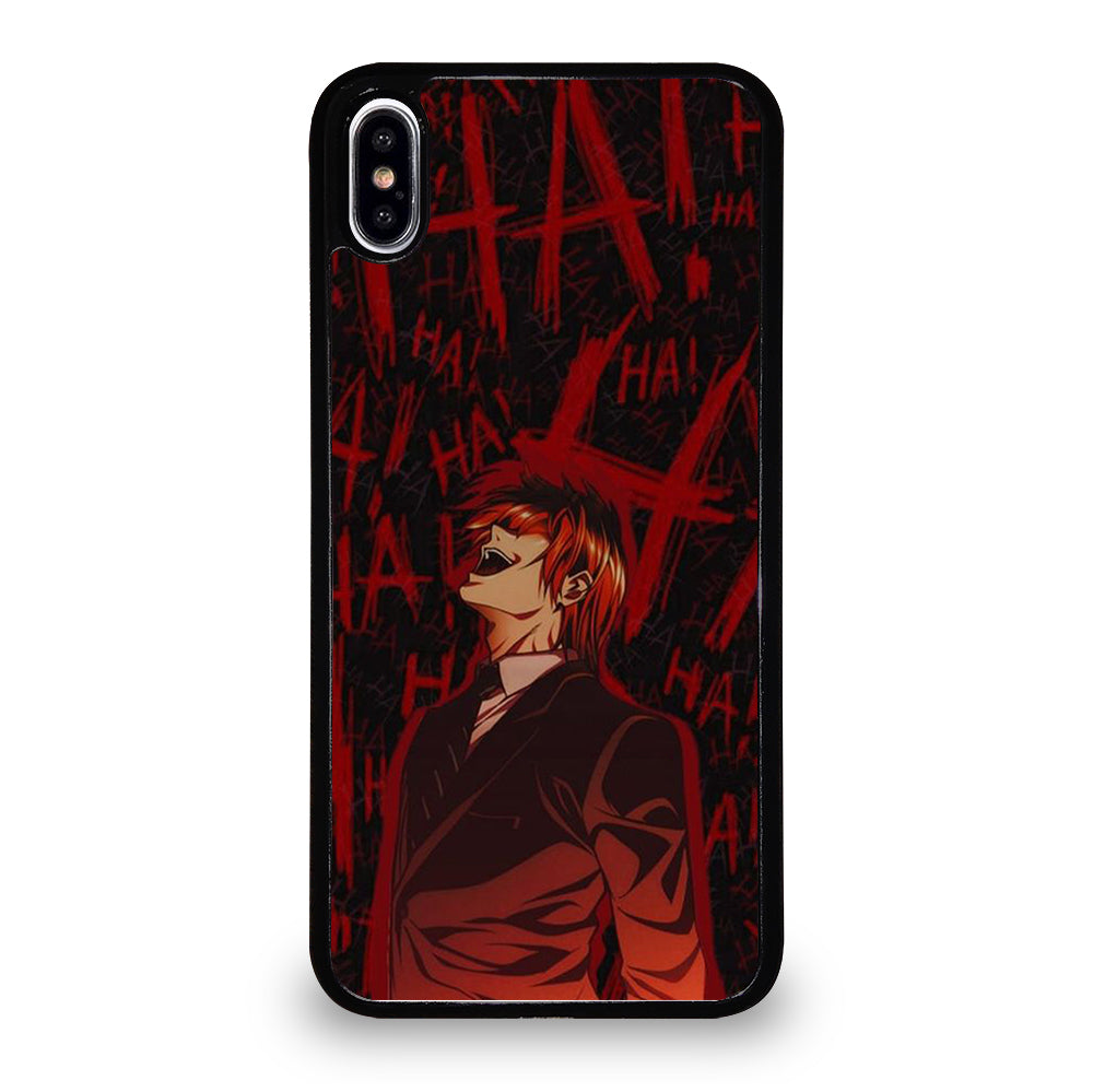 LIGHT YAGAMI DEATH NOTE ANIME 3 iPhone XS Max Case Cover