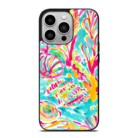 LILLY PULITZER ART iPhone 14 Pro Case Cover