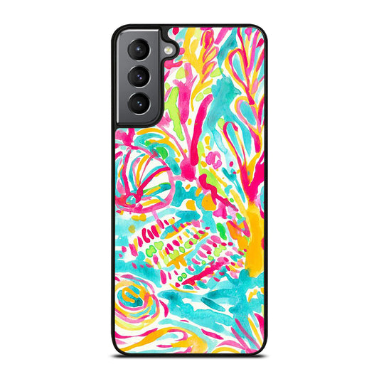 LILLY PULITZER ART Samsung Galaxy S21 Plus Case Cover