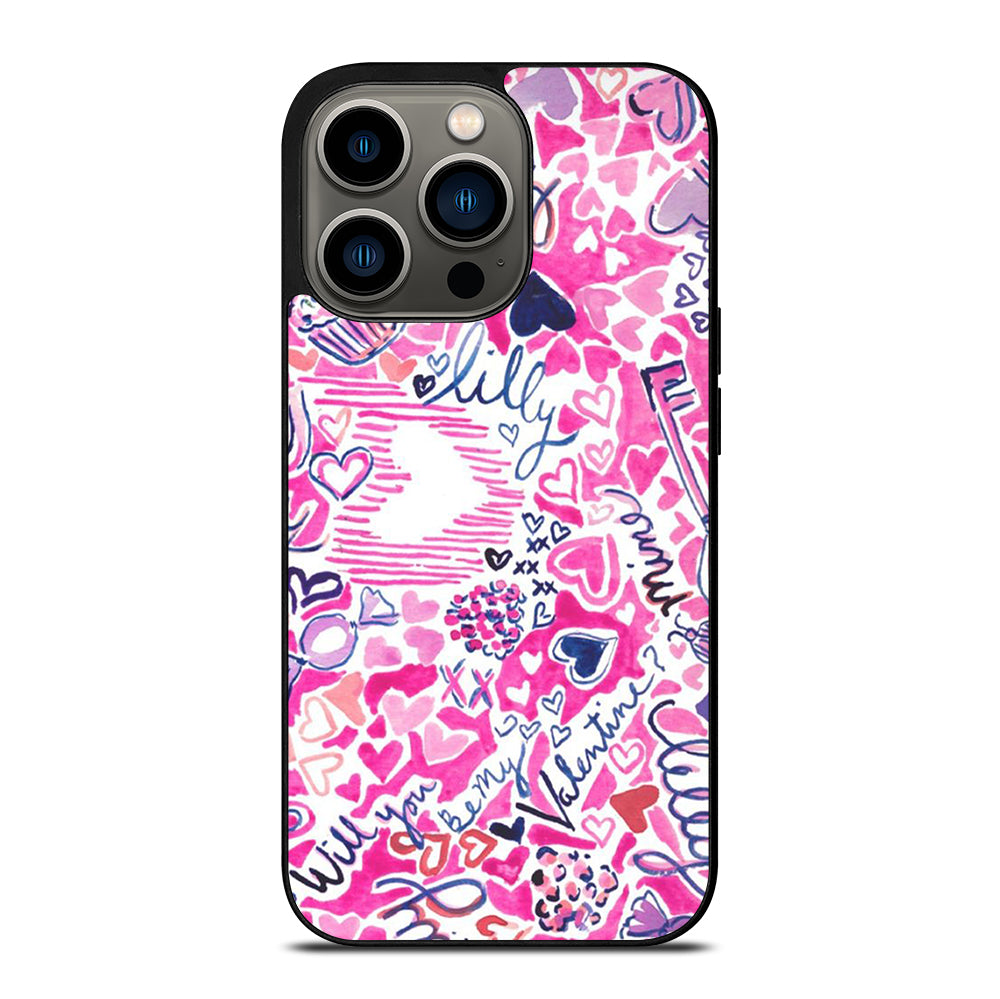 LILLY PULITZER LOVE PATTERN iPhone 13 Pro Case Cover