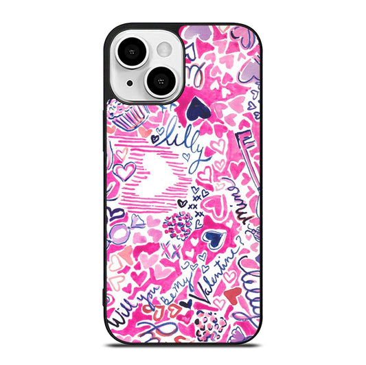 LILLY PULITZER LOVE PATTERN iPhone 13 Mini Case Cover
