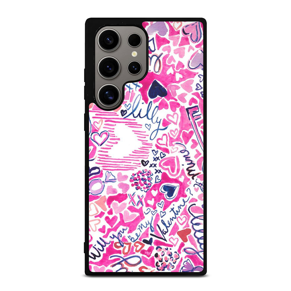 LILLY PULITZER LOVE PATTERN Samsung Galaxy S24 Ultra Case Cover
