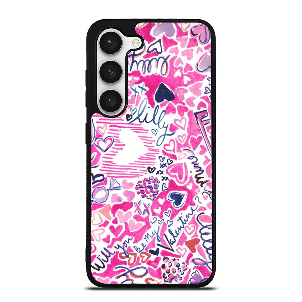 LILLY PULITZER LOVE PATTERN Samsung Galaxy S23 Case Cover