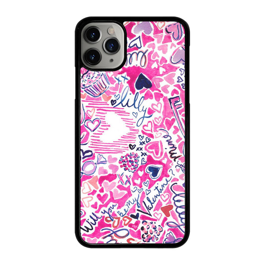 LILLY PULITZER LOVE PATTERN iPhone 11 Pro Max Case Cover