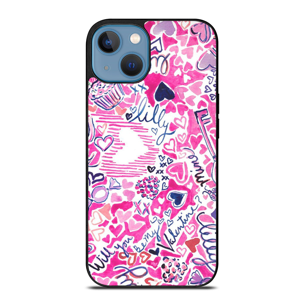 LILLY PULITZER LOVE PATTERN iPhone 13 Case Cover