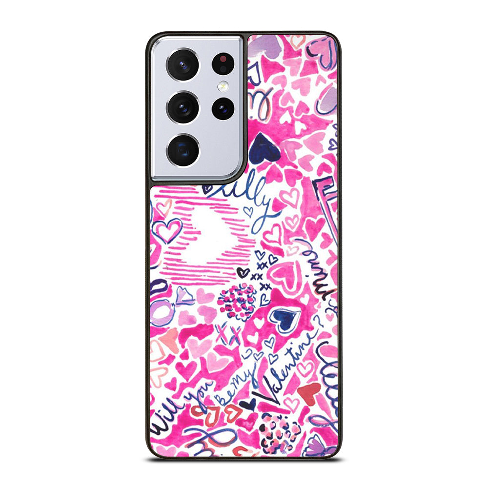 LILLY PULITZER LOVE PATTERN Samsung Galaxy S21 Ultra Case Cover