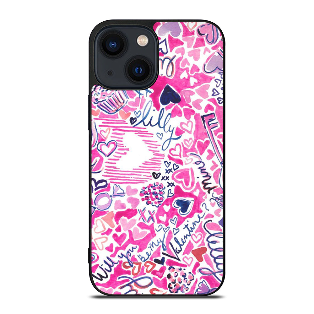 LILLY PULITZER LOVE PATTERN iPhone 14 Plus Case Cover