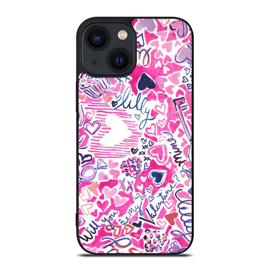 LILLY PULITZER LOVE PATTERN iPhone 14 Plus Case Cover