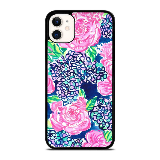 LILLY PULITZER ROSE FLOWER iPhone 11 Case Cover