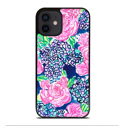 LILLY PULITZER ROSE FLOWER iPhone 12 Mini Case Cover