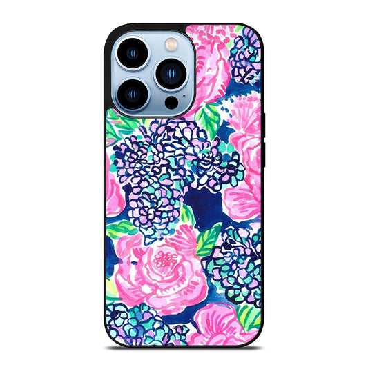 LILLY PULITZER ROSE FLOWER iPhone 13 Pro Max Case Cover
