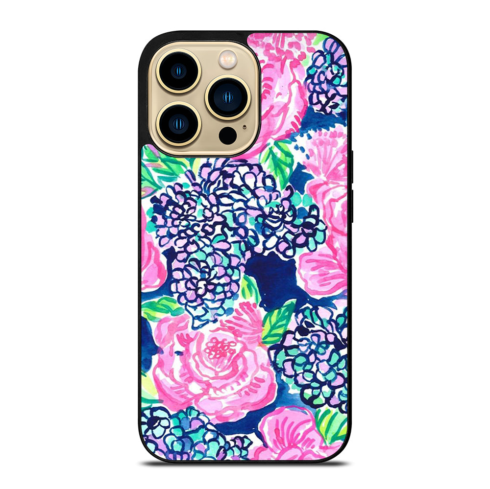 LILLY PULITZER ROSE FLOWER iPhone 14 Pro Max Case Cover