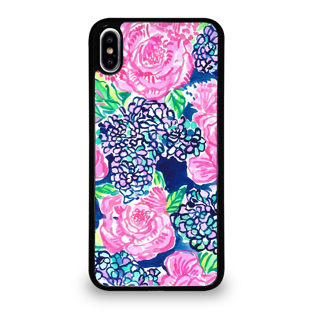 LILLY PULITZER ROSE FLOWER iPhone XS Max Case Cover