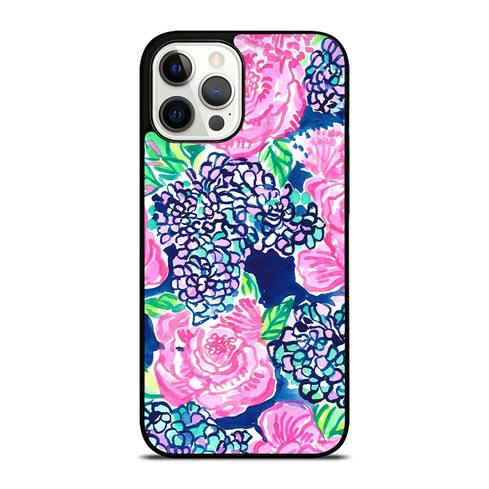 LILLY PULITZER ROSE FLOWER iPhone 12 Pro Max Case Cover