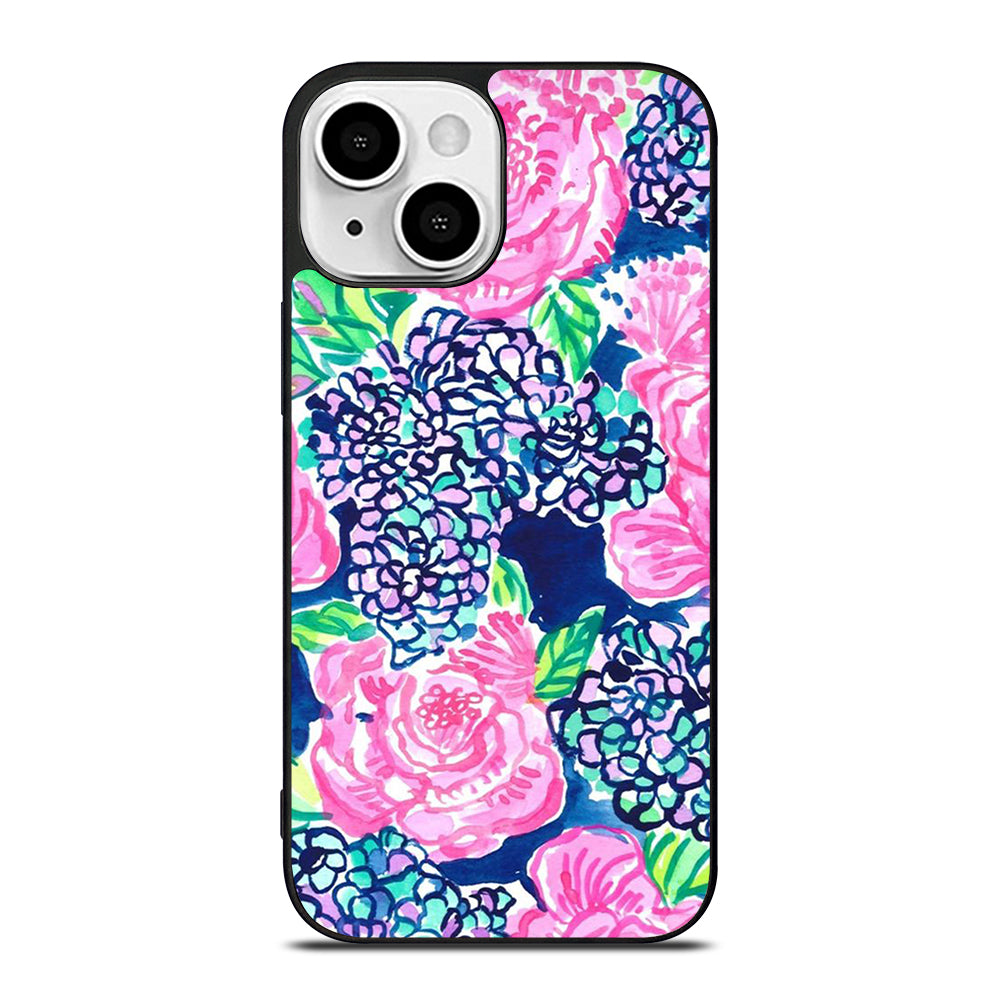 LILLY PULITZER ROSE FLOWER iPhone 13 Mini Case Cover