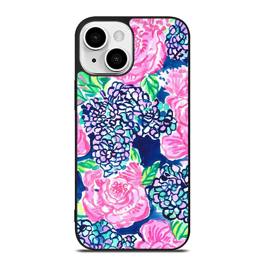 LILLY PULITZER ROSE FLOWER iPhone 13 Mini Case Cover