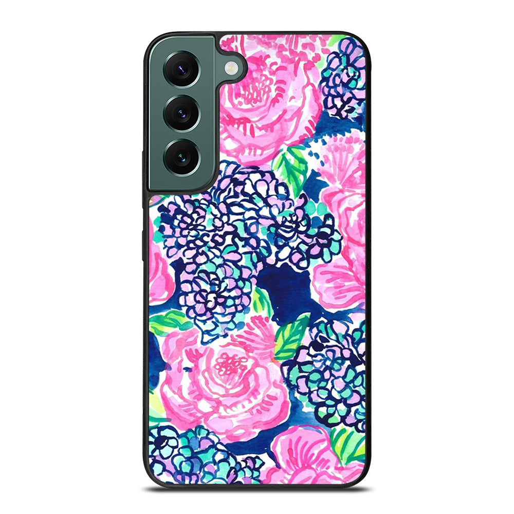 LILLY PULITZER ROSE FLOWER Samsung Galaxy S22 Case Cover