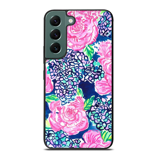 LILLY PULITZER ROSE FLOWER Samsung Galaxy S22 Case Cover