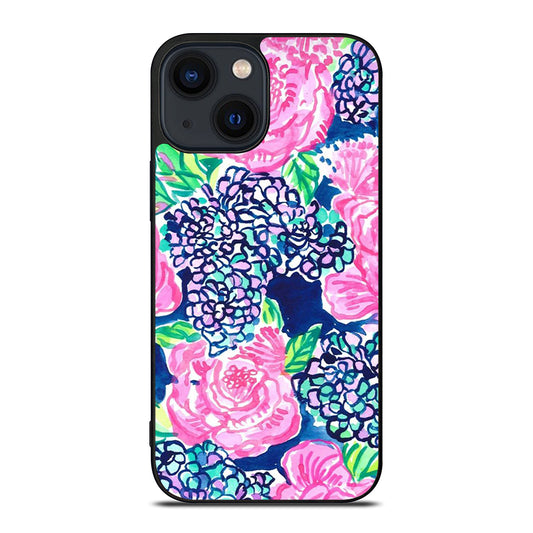 LILLY PULITZER ROSE FLOWER iPhone 14 Plus Case Cover