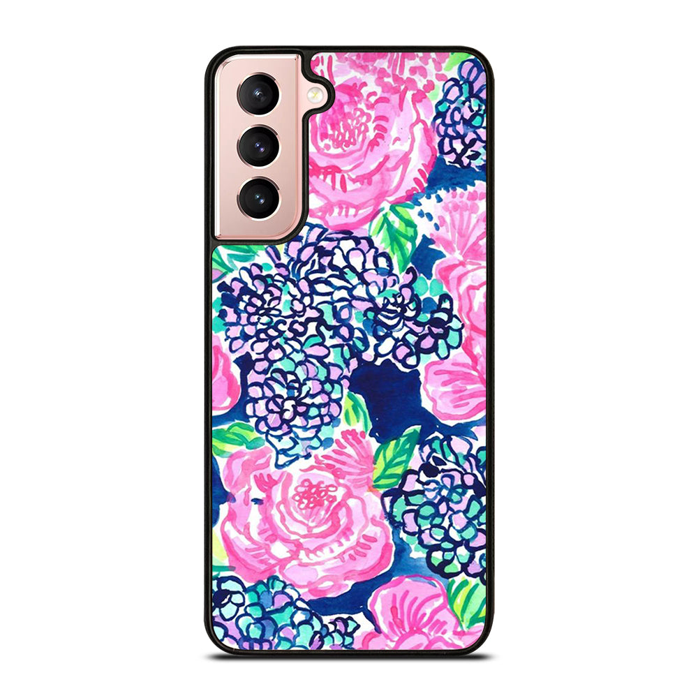 LILLY PULITZER ROSE FLOWER Samsung Galaxy S21 Case Cover
