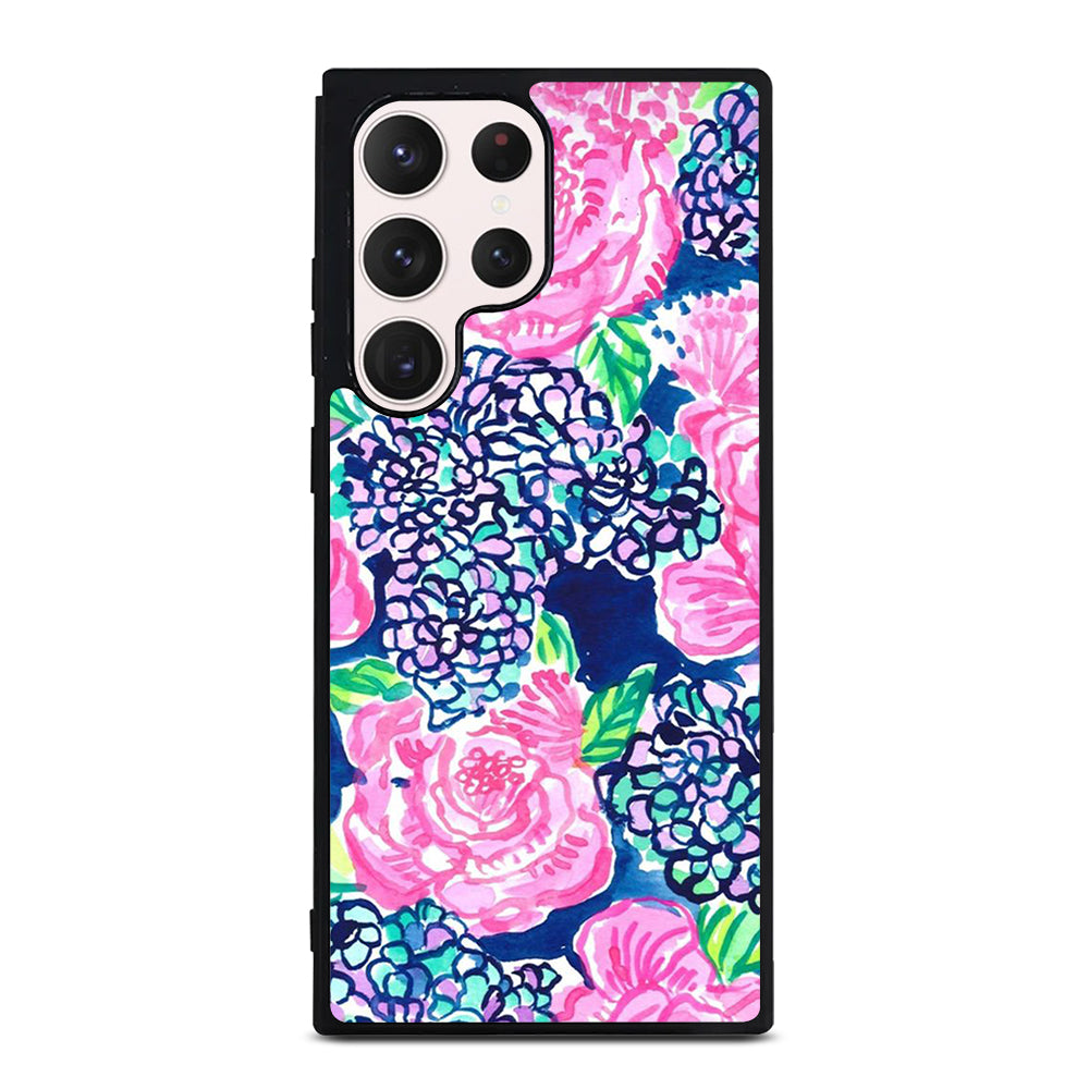 LILLY PULITZER ROSE FLOWER Samsung Galaxy S23 Ultra Case Cover