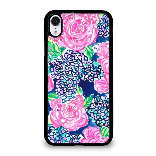 LILLY PULITZER ROSE FLOWER iPhone XR Case Cover