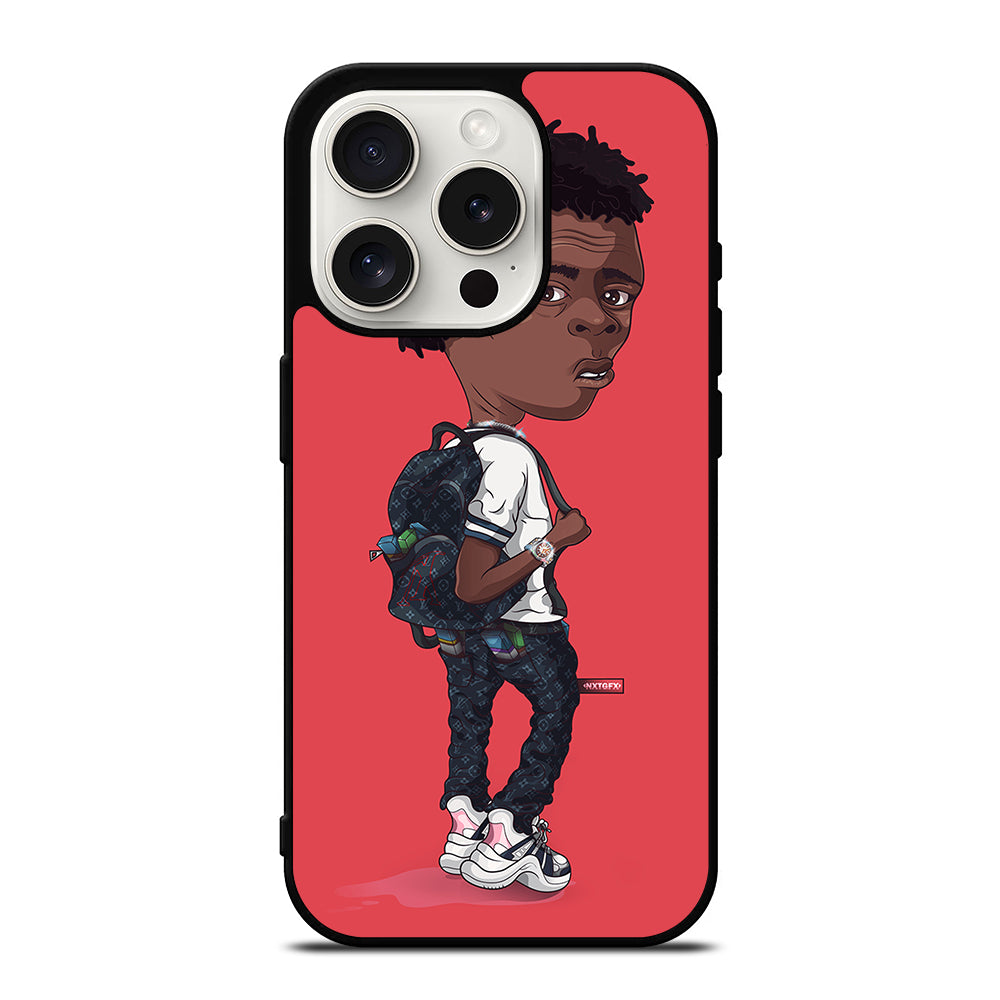 LIL BABY RAPPER CARTOON iPhone 15 Pro Case Cover
