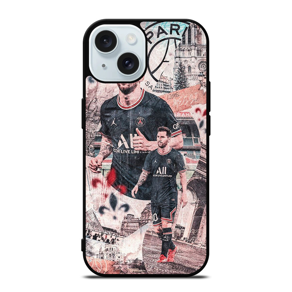 LIONEL MESSI FOOTBALL ART iPhone 15 Case Cover