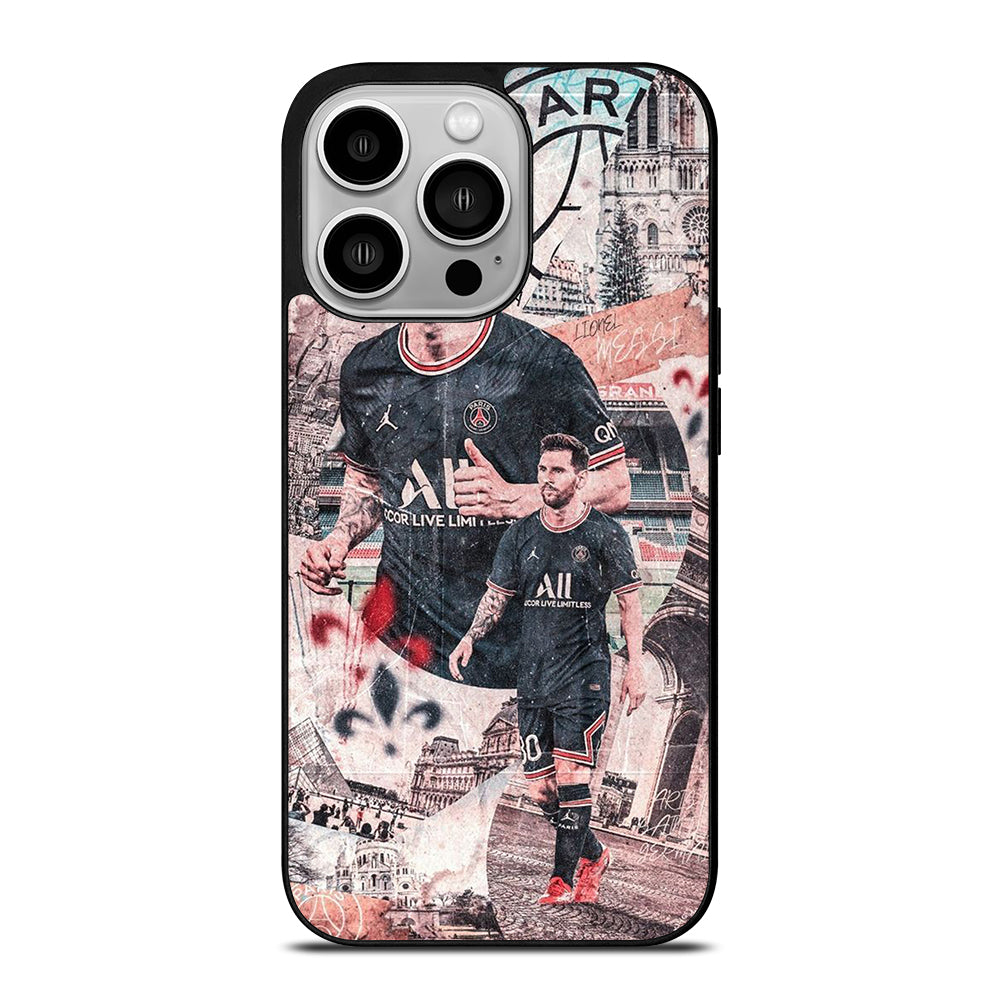 LIONEL MESSI FOOTBALL ART iPhone 14 Pro Case Cover