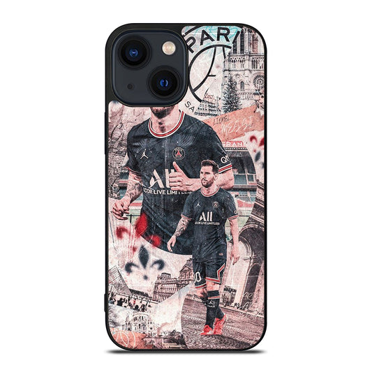 LIONEL MESSI FOOTBALL ART iPhone 14 Plus Case Cover
