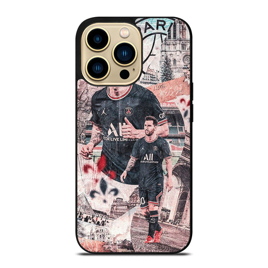 LIONEL MESSI FOOTBALL ART iPhone 14 Pro Max Case Cover
