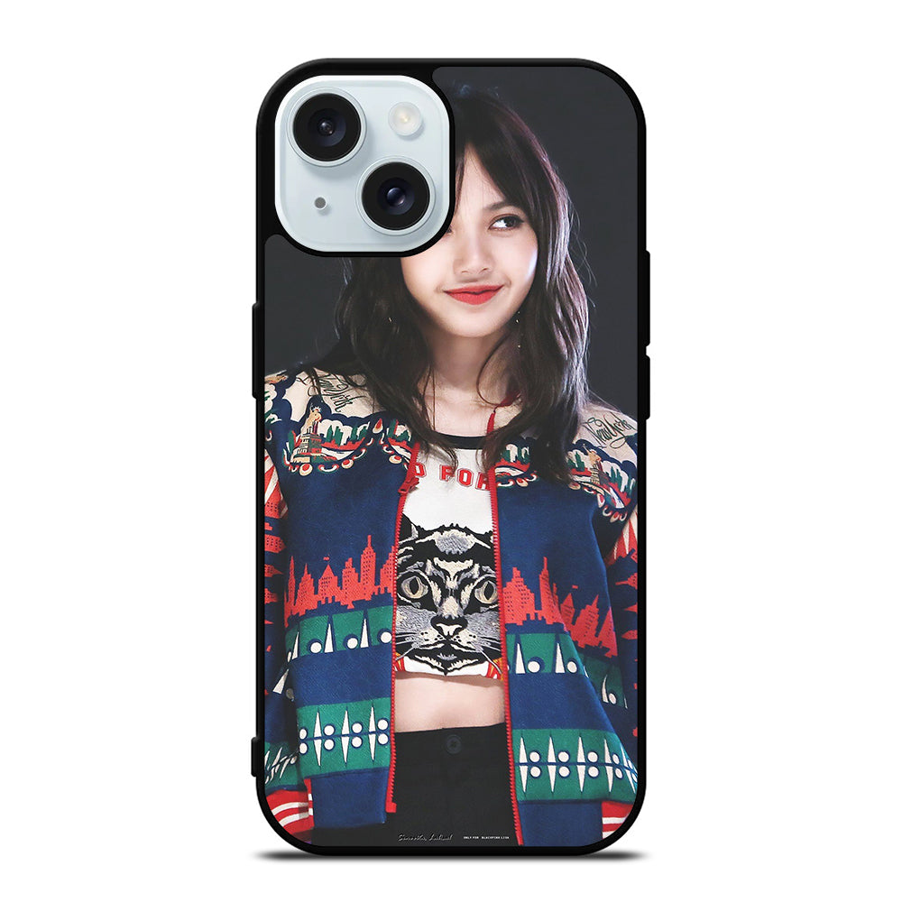 LISA BLACKPINK CUTE iPhone 15 Case Cover