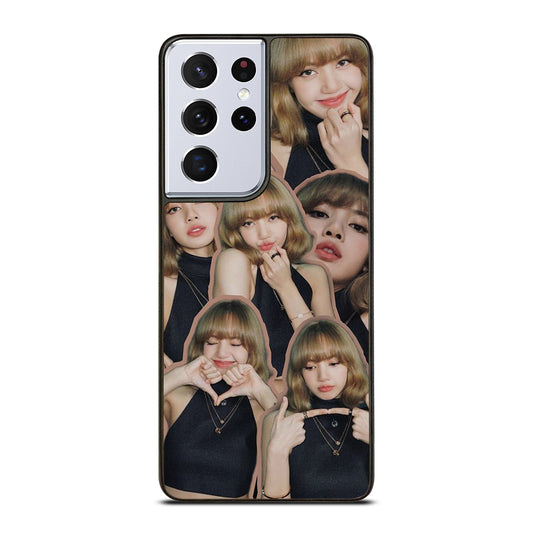 LISA BLACKPINK CUTE COLLAGE Samsung Galaxy S21 Ultra Case Cover