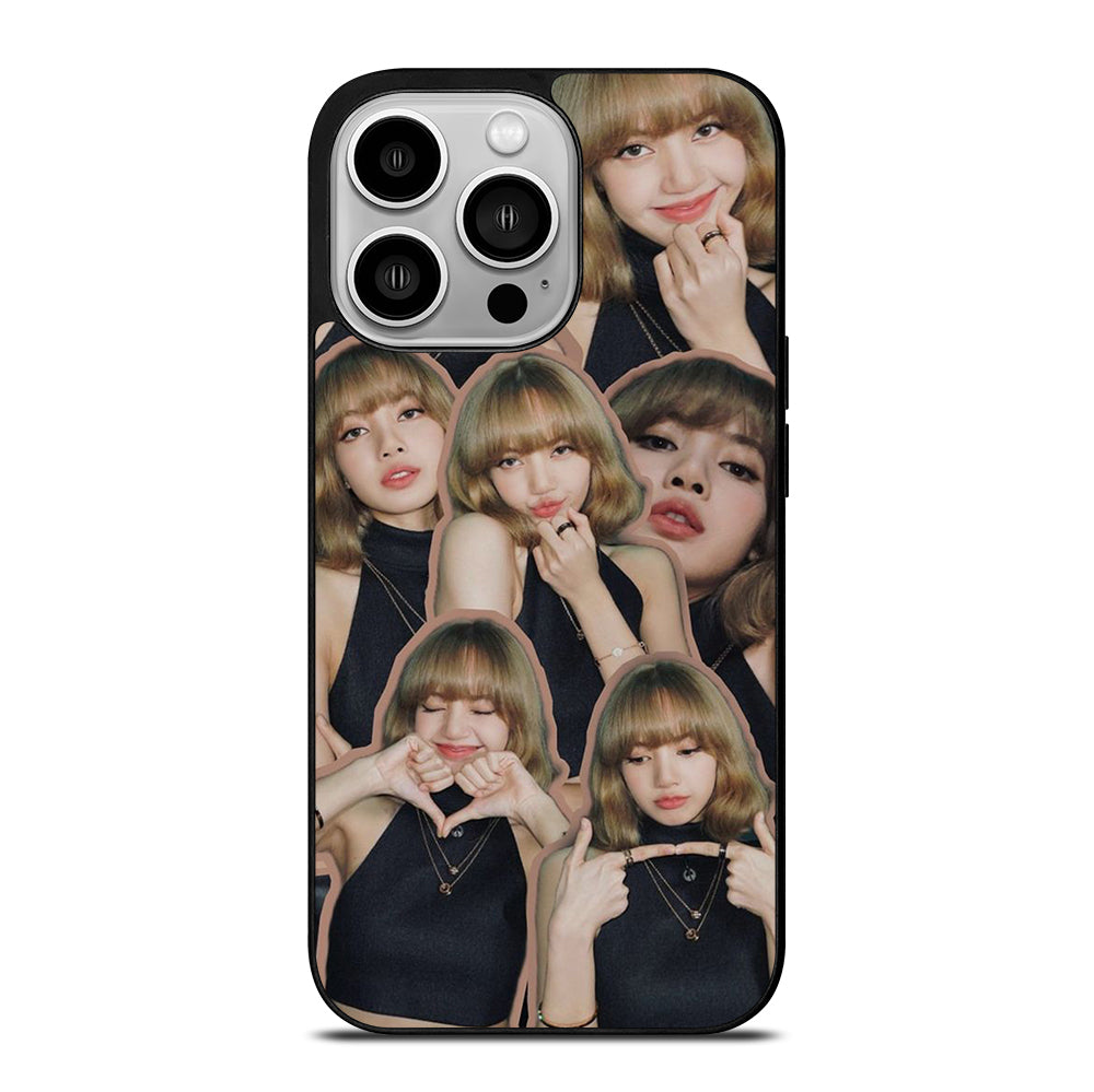 LISA BLACKPINK CUTE COLLAGE iPhone 14 Pro Case Cover