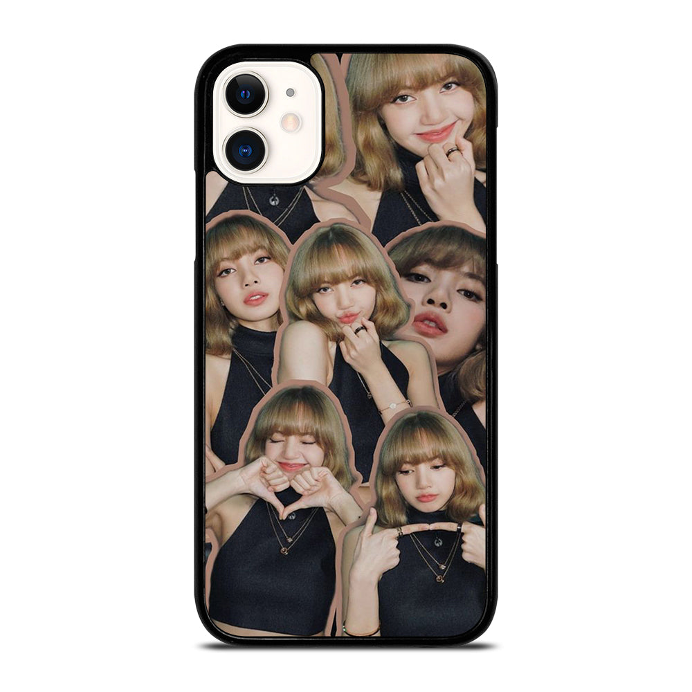 LISA BLACKPINK CUTE COLLAGE iPhone 11 Case Cover