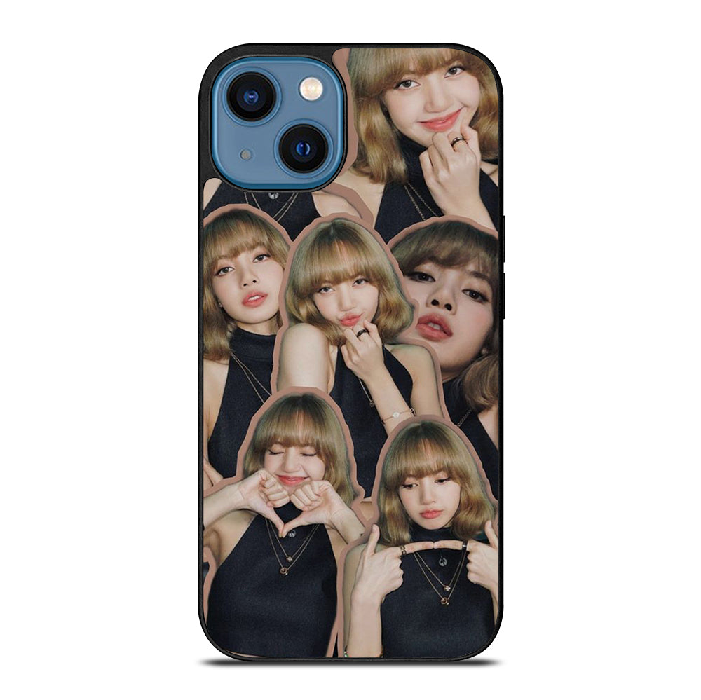 LISA BLACKPINK CUTE COLLAGE iPhone 14 Case Cover
