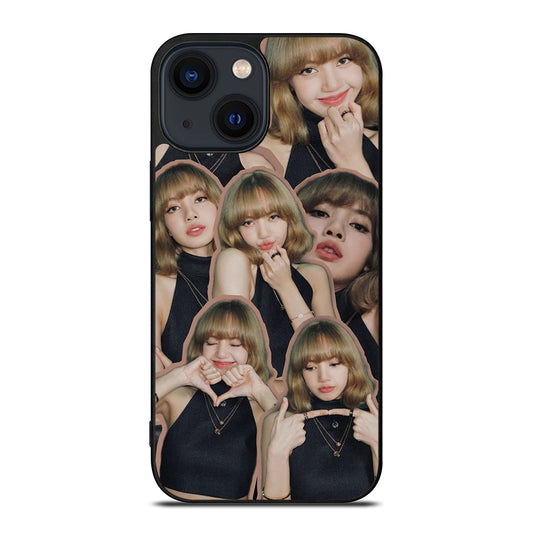 LISA BLACKPINK CUTE COLLAGE iPhone 14 Plus Case Cover