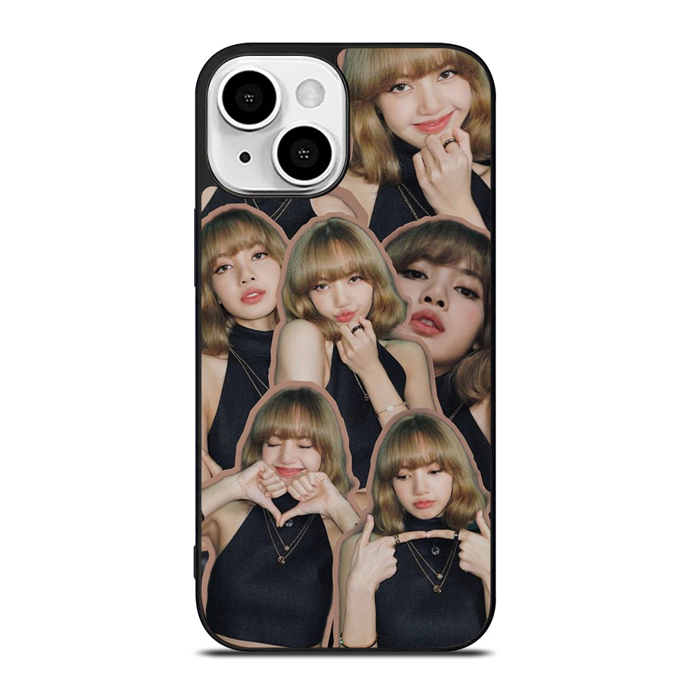 LISA BLACKPINK CUTE COLLAGE iPhone 13 Mini Case Cover