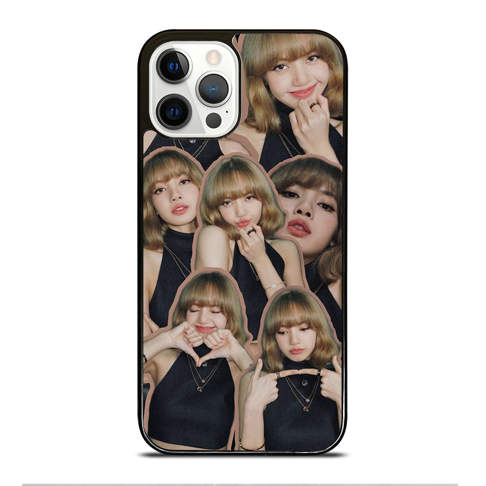 LISA BLACKPINK CUTE COLLAGE iPhone 12 Pro Case Cover