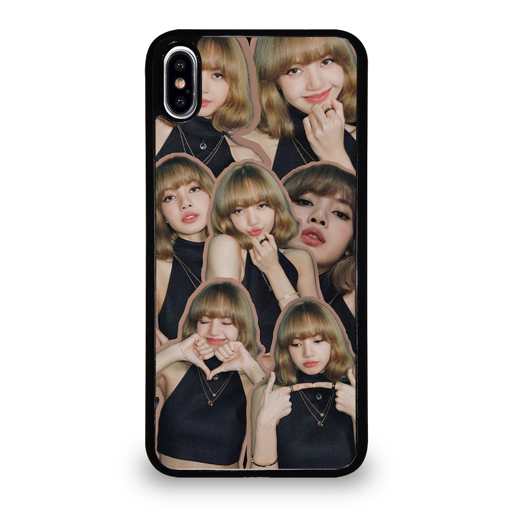 LISA BLACKPINK CUTE COLLAGE iPhone XS Max Case Cover