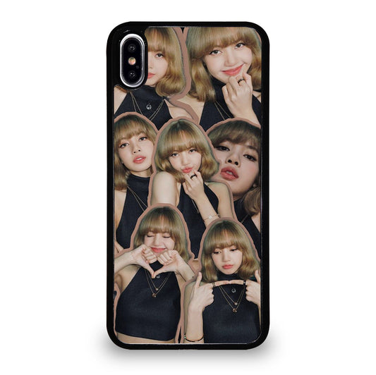 LISA BLACKPINK CUTE COLLAGE iPhone XS Max Case Cover
