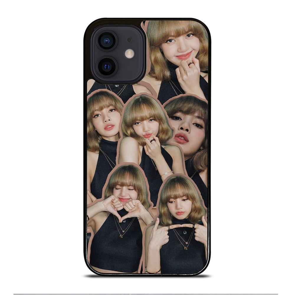 LISA BLACKPINK CUTE COLLAGE iPhone 12 Mini Case Cover