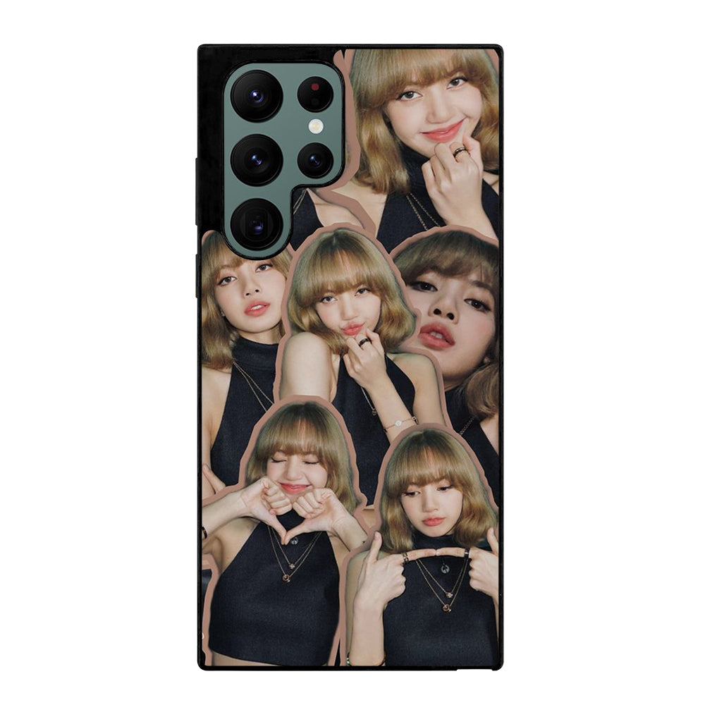 LISA BLACKPINK CUTE COLLAGE Samsung Galaxy S22 Ultra Case Cover